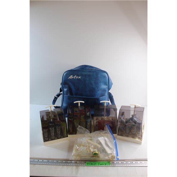 Liquid Embroidery Set and Artex Bag
