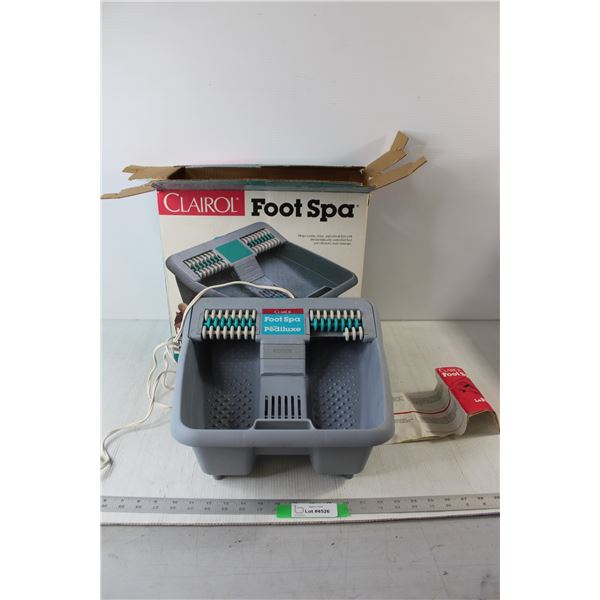 Clairol Foot Spa - Tested Works