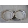 Image 6 : Light Shade, Ceramic Bowl, (4) Tea Cups, Traditional Dinnerware Royal Knight: (6) Plates/Trays, (3) 