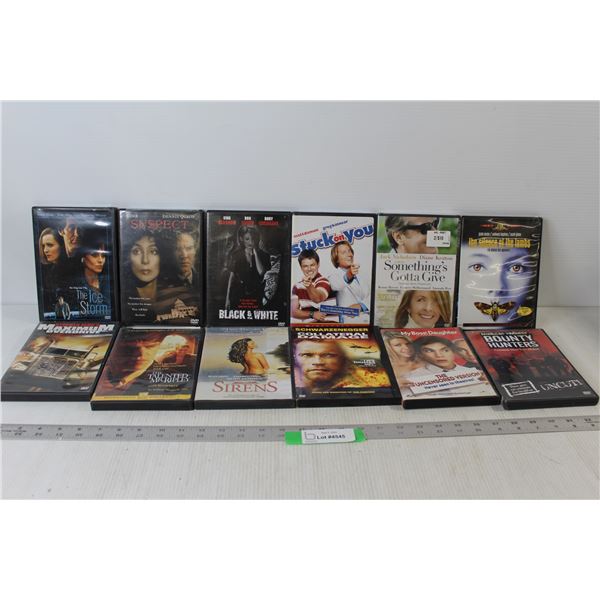 (12) Various DVD Movies TV Shows: Stuck On You, Collateral Damage, Maximum Overdrive, etc.
