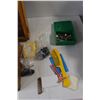 Image 2 : Knick Knacks Display Cabinet, Storage Box With Mirror, Assorted Combs/Brushes, Misc.