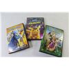 Image 4 : (12) DVDs - Shrek 2 - The Emoji Movie - Dragonheart - Garfield - Yogi Bear - Pikachu - The Lego Movi