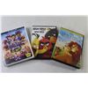 Image 5 : (12) DVDs - Lego Batman - Insideout - Pirate Fairy - Sing - Lion King 2 - Angry Birds - Mary Poppins
