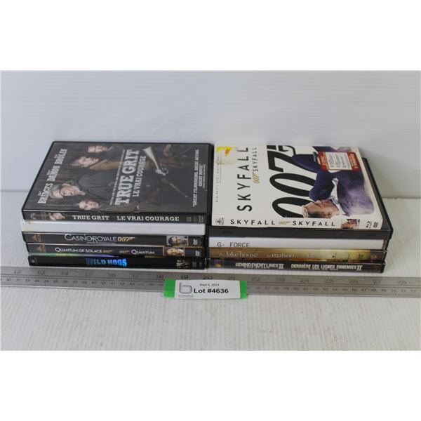 (10) DVDs - G-Force - Trolls - Skyfall - The Lake House - Behind Enemy Lines