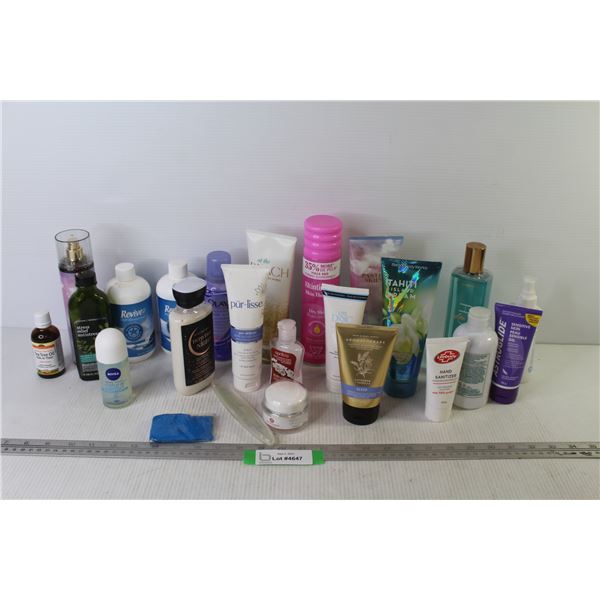Assortment of Moisturizing Creams - Body Wash - Room Spray