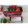 Image 3 : Nescafe Coffee - Tin Bus Container of Teas - Wet Naps - Assorted Horse Fridge Magnets - Flashlight -