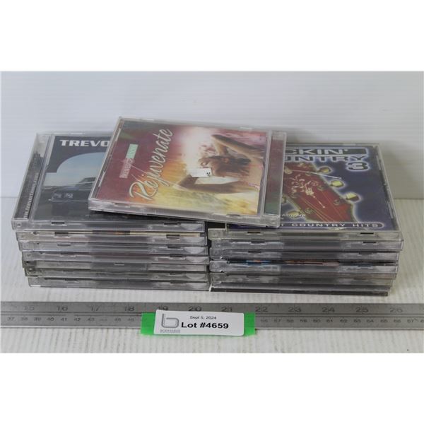 (15) CDs - Country - Tim McGraw - Eric Church - Toby Keith - Trevor Panczak - Johnny Reid