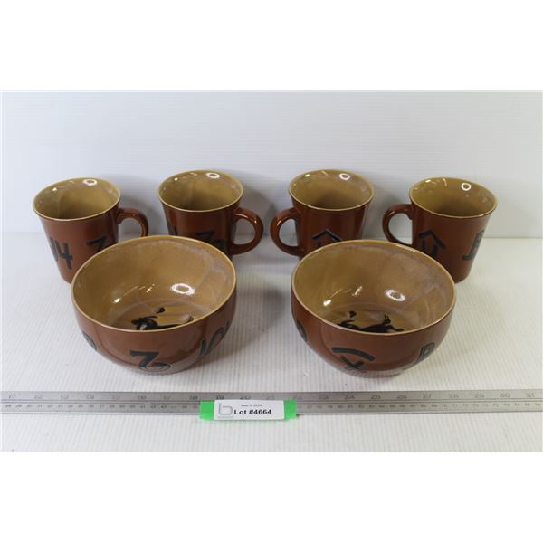 Buckaroo Stoneware Bowls & Cups