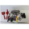 Image 1 : Plastic Container Of Cutlery & Kitchenware