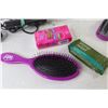 Image 2 : Curling Iron - Hair Straightener - Conair Heated Hair Brush - Hair Brush - Tissues