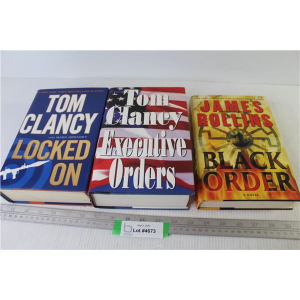 (3) Books - Tom Clancy - James Rollins