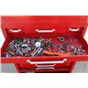 Image 4 : ** Beach 2-Piece Wheeled Tool Box - Some Wear - 48" Tall, 26" Wide, 18" Deep