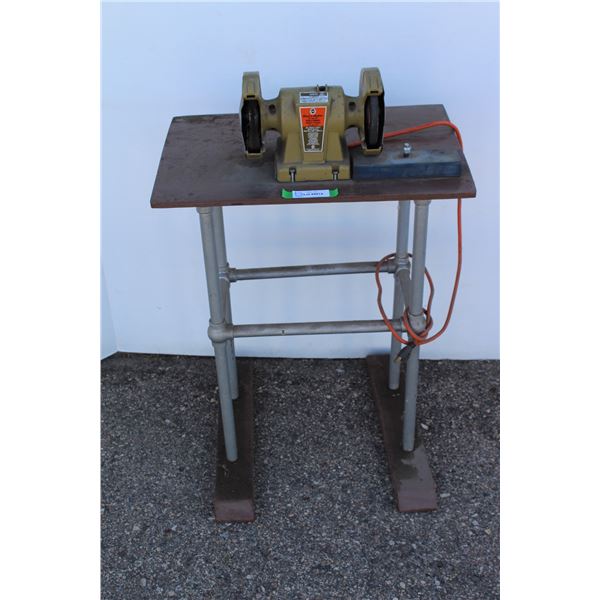 ** Black & Decker Bench Grinder w/ Stand - 24" x 13" x 31" - Untested, Consigner States Works