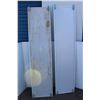 Image 2 : ** (2) Mirrored Sliding Doors - 78" x 24.75"