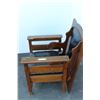 Image 1 : ** Antique Oak Folding Chair & Table Top
