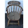 Image 3 : ** Antique Wooden Stool (Barley Twist Legs) & Office Chair - Some Wear