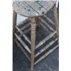 Image 5 : ** Antique Wooden Stool (Barley Twist Legs) & Office Chair - Some Wear
