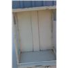 Image 2 : ** Antique Glass Kitchen China Cabinet w/ Pull-Out Cutting Board & Drawers - 59" Tall x 24" Wide x 2