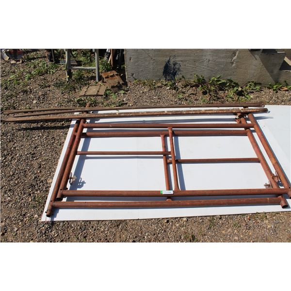 ** Scaffold (2) Ends - 60" x 43" & (2) Brackets - 96" Long Folded