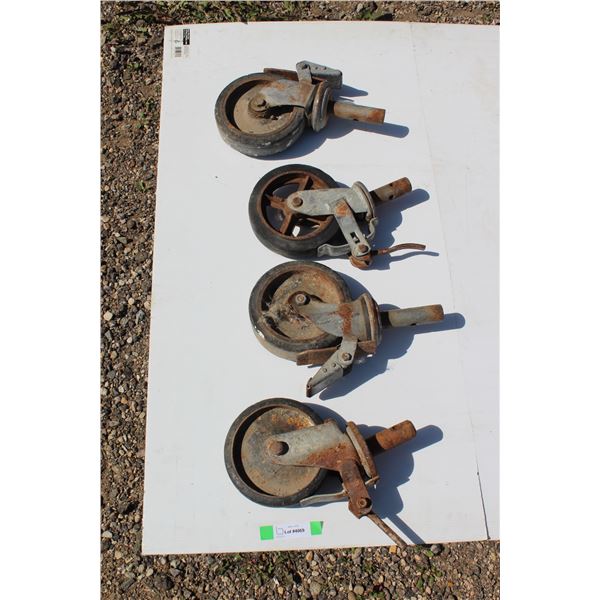 ** (4) Scaffold Wheels