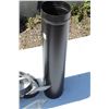 Image 3 : ** Black 7" Wood Burning Stove Pipe - (2) Sleeves -28" Tall & (3) Clamps