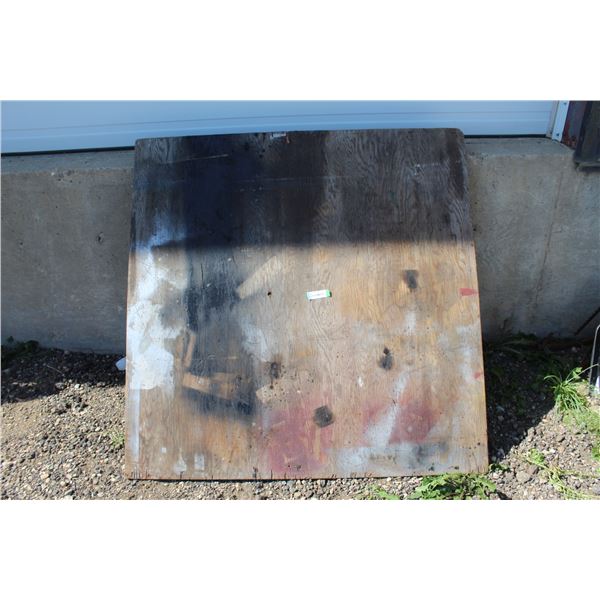 ** Custom Built Wood Folding Table 48" x 48"