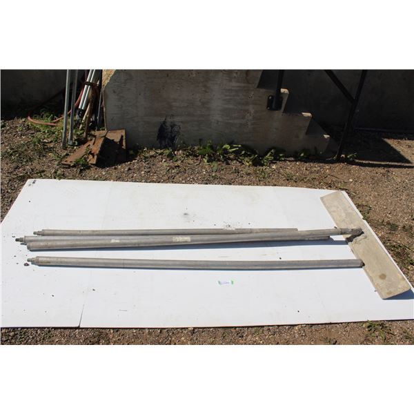 ** Cement/Concrete Float/Smoother w/ (2) Extensions - 23Ft Handle Put together, 38" Wide Floater Hea
