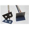 Image 4 : ** (2) Cement/Concrete Float Heads & Cement Corner Trowel Tool & Hoe