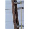 Image 3 : ** Wooden Extendable Ladder - 16FT , as is