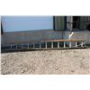 Image 1 : ** Wooden Extendable Ladder - 24FT , as is