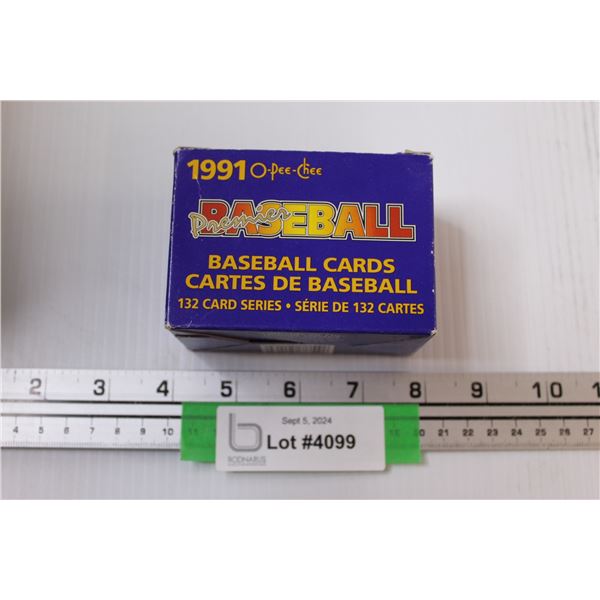OPC First Year 1991 Baseball Trading Cards - Factory Premier Set