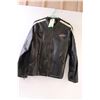Image 1 : * Leather Men's Motorcycle Racing Jacket - Size Large