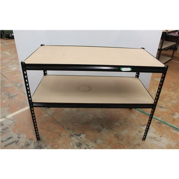 * Industrial Shelving Unit - 48" x 24" x 35"High - Some Wear