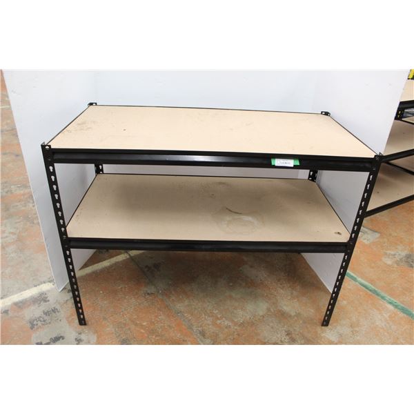 * Industrial Shelving Unit - 48" x 24" x 35"High - Some Wear