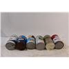 Image 5 : (6) Vintage Oil Cans - Assorted - Some Residual Oil in Cans