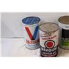 Image 2 : (6) Vintage Oil Cans - Assorted - Some Residual Oil in Cans