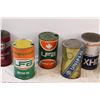 Image 3 : (6) Vintage Oil Cans - Assorted - Some Residual Oil in Cans