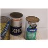 Image 4 : (6) Vintage Oil Cans - Assorted - Some Residual Oil in Cans