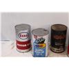 Image 2 : (6) Vintage Oil Cans - Assorted - Some Residual Oil in Cans