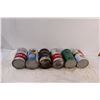 Image 4 : (6) Vintage Oil Cans - Assorted - Some Residual Oil in Cans