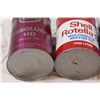 Image 4 : (4) Vintage Oil Cans - Esso & Shell - Full Un-Opened