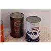 Image 3 : (4) Vintage Oil Cans - Esso, Gulf, & Texaco - Full Un-Opened