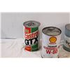 Image 2 : (4) Vintage Oil Cans - Castrol & Shell - Full Un-Opened
