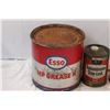 Image 2 : (5) Vintage Oil Cans - Massey Ferguson, Esso, Wynns - Full Un-Opened