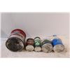 Image 4 : (5) Vintage Oil Cans - Massey Ferguson, Esso, Wynns - Full Un-Opened
