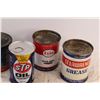 Image 3 : (7) Vintage Vehicle Fluid Cans: Castrol, STP, St. Lawrence, Esso - Have Contents