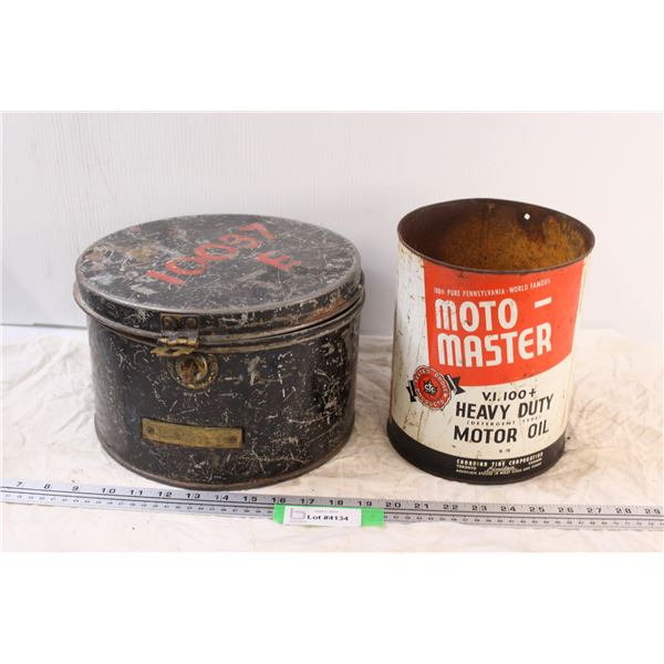 (2) Vintage Cans: Moto Master & J. Cornelis