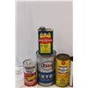 Image 2 : (10) Vintage Vehicle Fluid Cans: Esso, STP, Wynn's, Misc. - Some Full, Some Empty