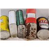 Image 6 : (10) Vintage Vehicle Fluid Cans: Esso, STP, Wynn's, Misc. - Some Full, Some Empty