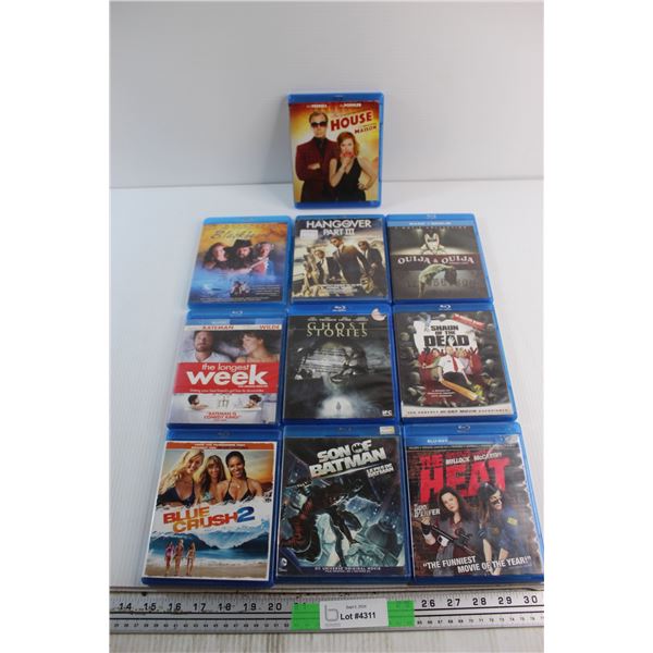 (10) Assorted Blue-Ray Movies - Blackbeard, Blue Crush 2 and Son of Batman